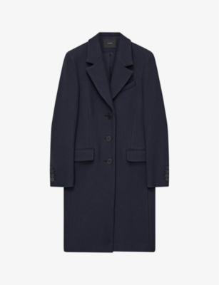 JOSEPH: Coleherne single-breasted wool and cashmere-blend coat