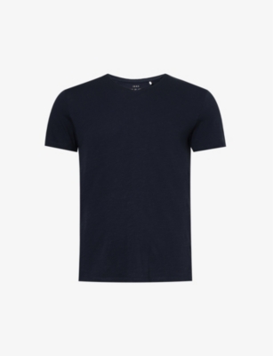 IKKS: Crewneck brand-print cotton-jersey T-shirt