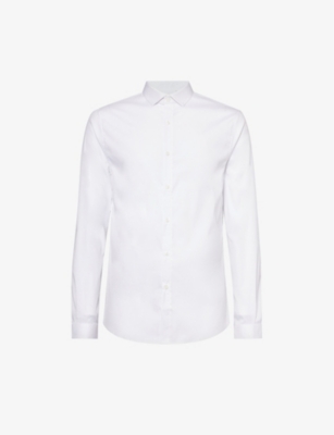 IKKS: Slim-fit stretch-cotton blend shirt