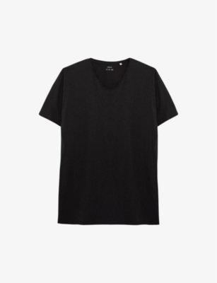 IKKS: V-neck short-sleeve cotton T-shirt