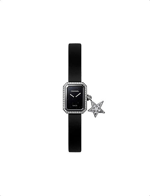 CHANEL: H7943 Première Lucky Star stainless-steel and 0.30ct diamond quartz watch