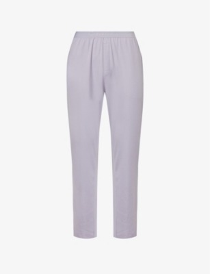 CALVIN KLEIN: Branded-waistband stretch cotton-blend pyjama bottoms