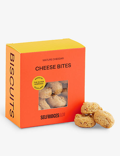 SELFRIDGES SELECTION: Mature cheddar cheese bites 100g
