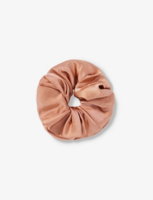 SIX STORIES: Oversized ruched satin scrunchie