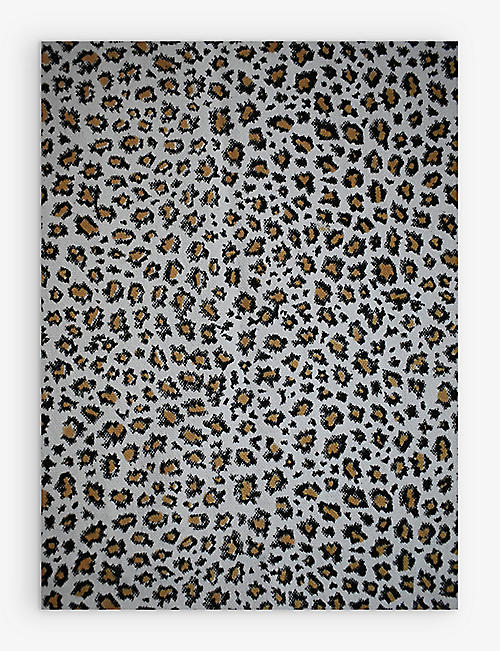 LES OTTOMANS: Ikat printed cotton tablecloth 250x150cm