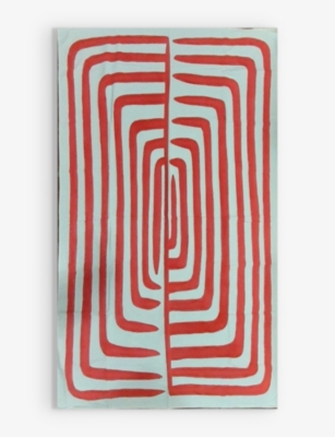 LES OTTOMANS: Patterned cotton tablecloth 250x150