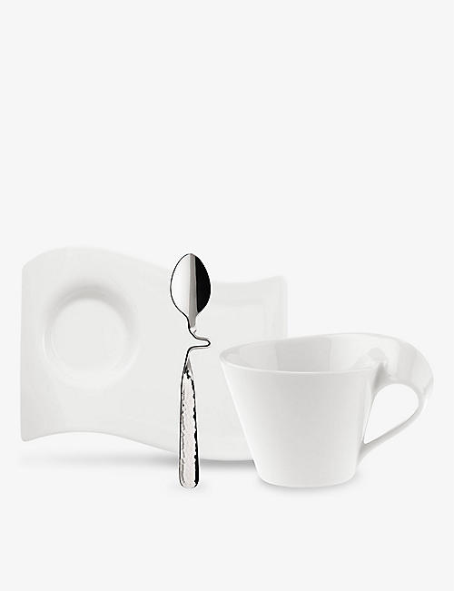 VILLEROY & BOCH: NewWave porcelain cappuccino set of three