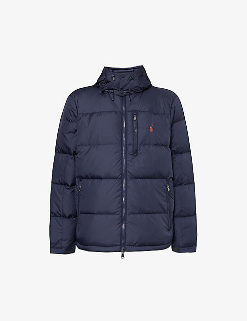 POLO RALPH LAUREN: Logo-embroidered padded recycled-polyester and recycled-down jacket