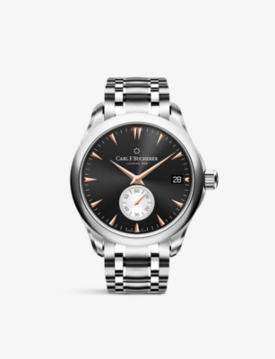 CARL F BUCHERER: 00.10924.08.33.21 Manero Peripheral stainless-steel automatic watch
