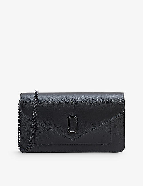MARC JACOBS: The Longshot leather wallet-on-chain