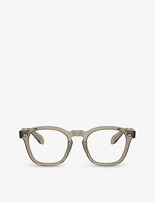 OLIVER PEOPLES: OV5527U pillow-frame acetate optical glasses