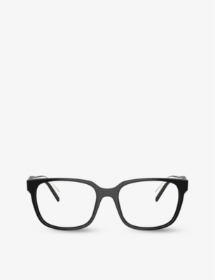 PRADA: PR 17ZV rectangle-frame acetate glasses