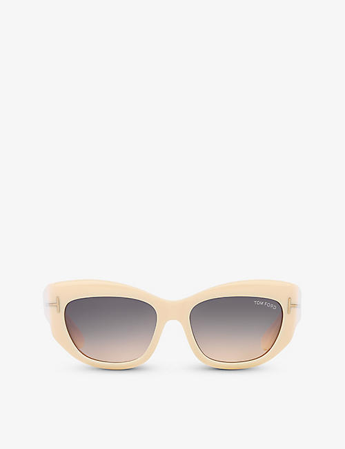 TOM FORD: TR001702 Brianna cat-eye acetate sunglasses