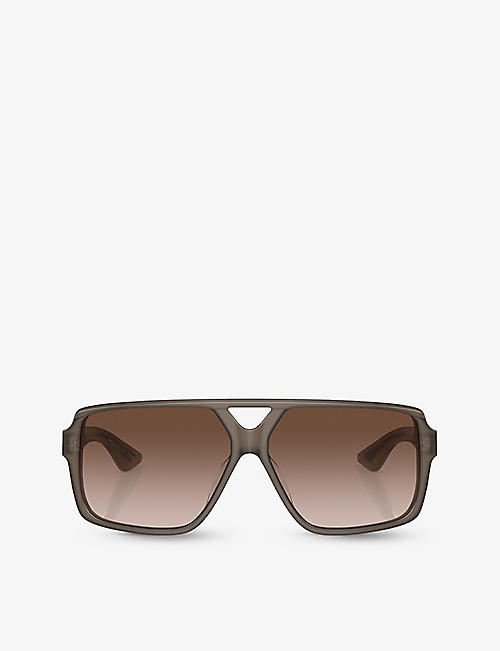 OLIVER PEOPLES: OV5520SU 1977C square-frame acetate sunglasses