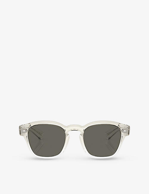 OLIVER PEOPLES: OV5521SU Maysen pillow-frame acetate sunglasses