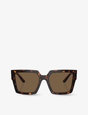 DOLCE & GABBANA: DG4446B square-frame acetate sunglasses