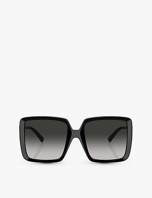 TIFFANY & CO: TF4212U square-frame acetate and metal sunglasses