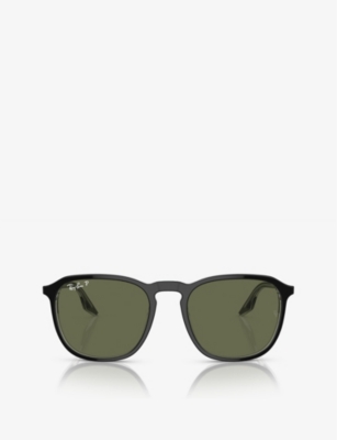 RAY-BAN: RB2203 square-frame acetate sunglasses
