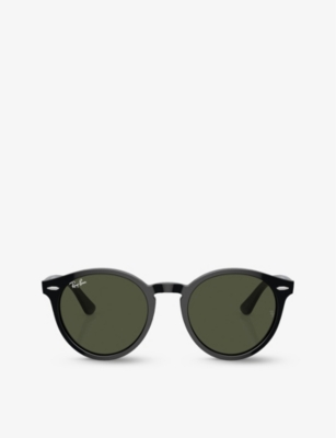 RAY-BAN: RB7680S Larry round-frame acetate sunglasses
