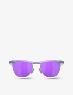 OAKLEY: OO9289 Frogskins Hybrid rectangle-frame acetate sunglasses