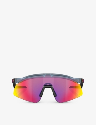 OAKLEY: OO9229 Hydra shield-shape acetate sunglasses