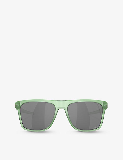 OAKLEY: OO9100 Leffingwell square-frame acetate sunglasses