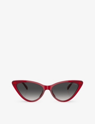 MICHAEL KORS: MK2195U Harbour Island cat eye-frame acetate sunglasses