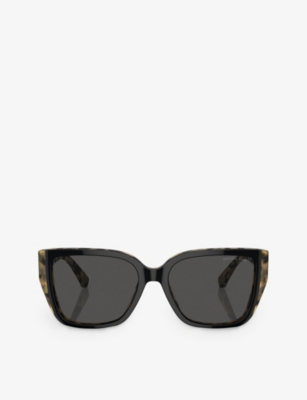 MICHAEL KORS: MK2199 Acadia cat-eye tortoiseshell acetate sunglasses