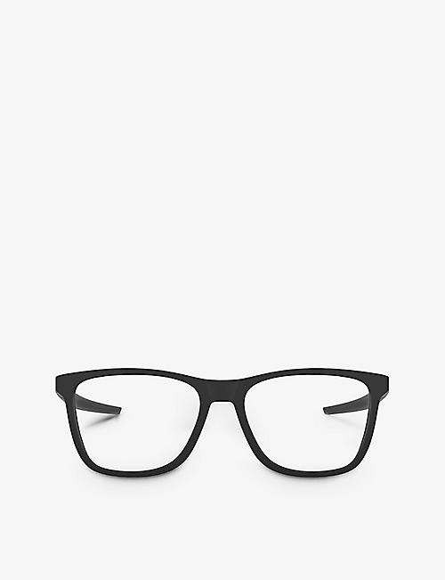 OAKLEY: OX8163 Centerboard square-frame acetate glasses