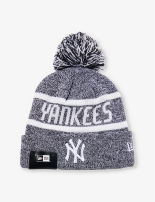 NEW ERA: New York Yankees MLB brand-embroidered knitted beanie hat