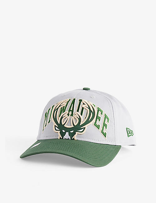 NEW ERA: 9TWENTY Milwaukee Bucks brand-embroidered cotton-twill cap
