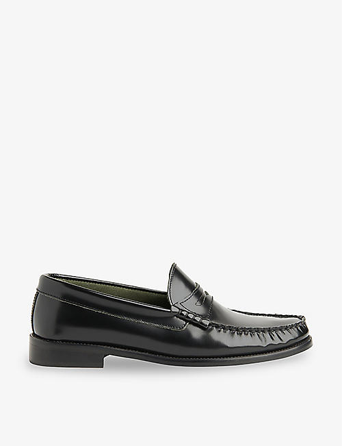 WHISTLES: Manny slip-on leather loafers