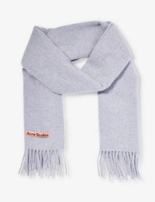 ACNE STUDIOS: Canada New brand-patch wool scarf