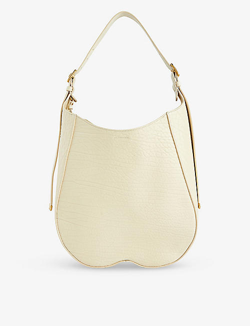 BURBERRY: Chess leather shoulder bag