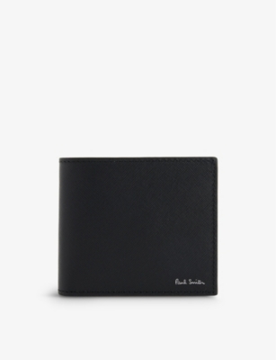 PAUL SMITH: Graphic-pattern leather wallet