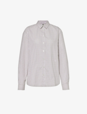 TOTEME: Signature striped cotton shirt