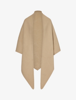 TOTEME: Oversized triangular wool scarf
