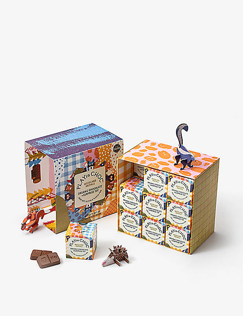 PLAYIN CHOC: ToyChoc Box®️ Woodland Animals chocolate gift set of 18