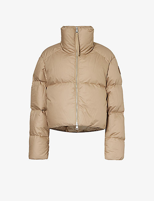 CANADA GOOSE: High-neck quilted cotton jacket