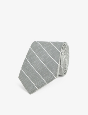 GIORGIO ARMANI: Striped silk tie