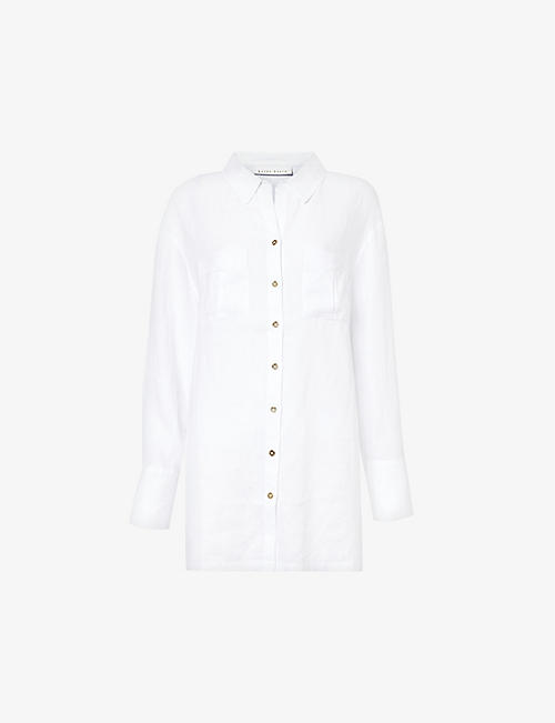 HEIDI KLEIN: Bay relaxed-fit linen shirt
