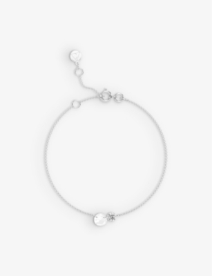 THE ALKEMISTRY: 18ct white-gold and 1ct diamond chain bracelet