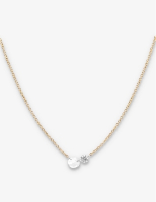 THE ALKEMISTRY: 18ct yellow-gold and 0.20ct diamond chain necklace