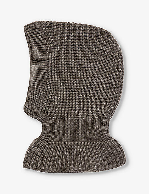 LEMAIRE: Ribbed wool-blend balaclava