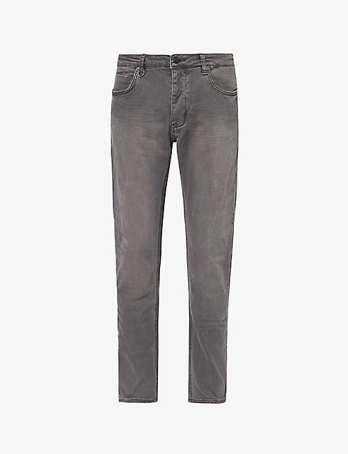 NEUW: Lou faded-wash slim-fit stretch-denim jeans