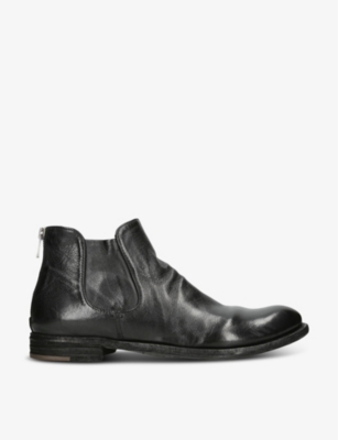 OFFICINE CREATIVE: Lexicon chunky-sole leather Chelsea boots