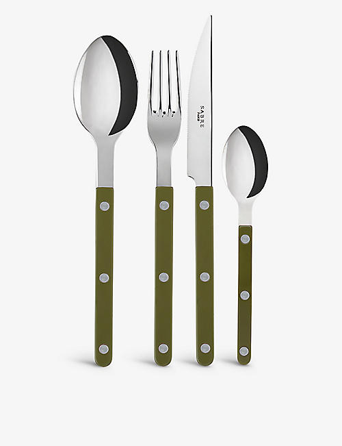 SABRE: Bistrot stainless-steel cutlery set of 24
