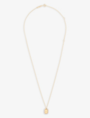 PDPAOLA: Zodiac Libra 18ct yellow gold-plated 925 sterling-silver necklace