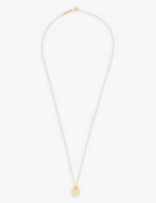 PDPAOLA: Zodiac Scorpio 8ct yellow gold-plated 925 sterling-silver necklace