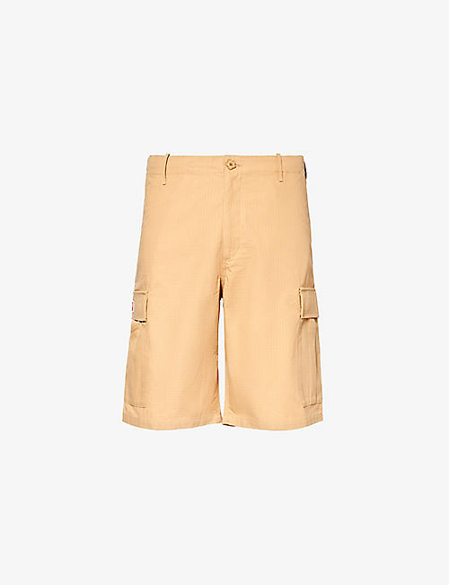 KENZO: Cargo-pocket regular-fit cotton shorts